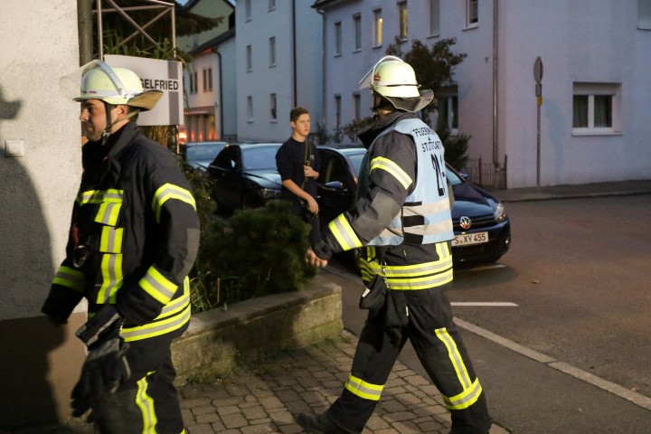 Feuerwehrübung Edelstahlverarbeitung Stuttgart